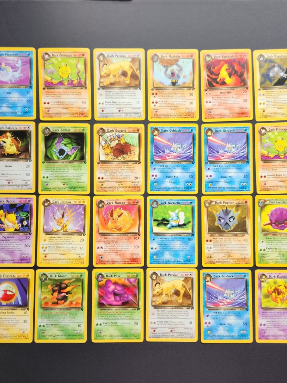 24 Vintage 1999 Pokemon Card Lot 1st Edition Team Rocket Neo Collection Rare LP
